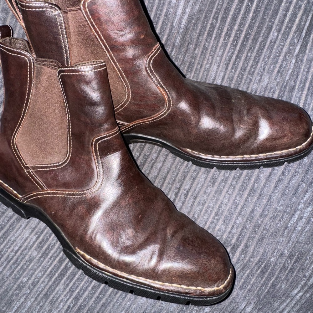 Cole Haan Dark Brown Leather Boots